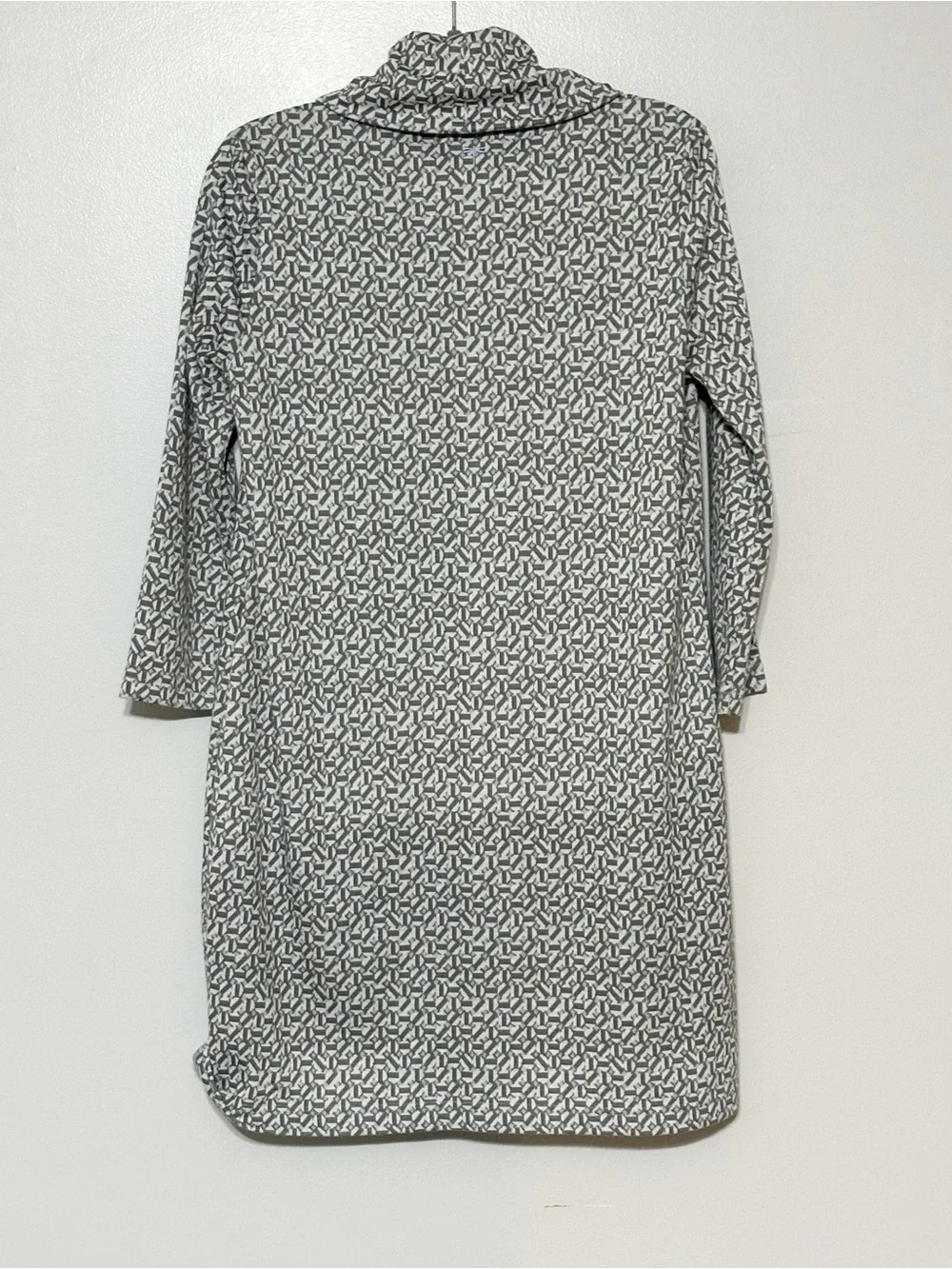 Tyler Boe Kim Cowl Neck Geo Print Knit Dress Women’s Size Medium - Picture 6 of 6